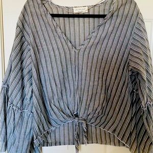 Lavender Field Bell Sleeve Top